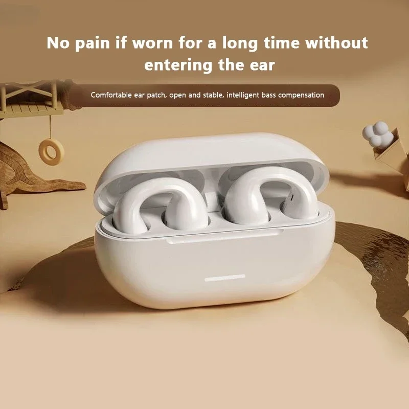 Bone Conduction Running Headphones - 新オリジナル T75 骨伝導ワイヤレス Bluetooth 5.3 ヘッドフォンスポーツイヤホン