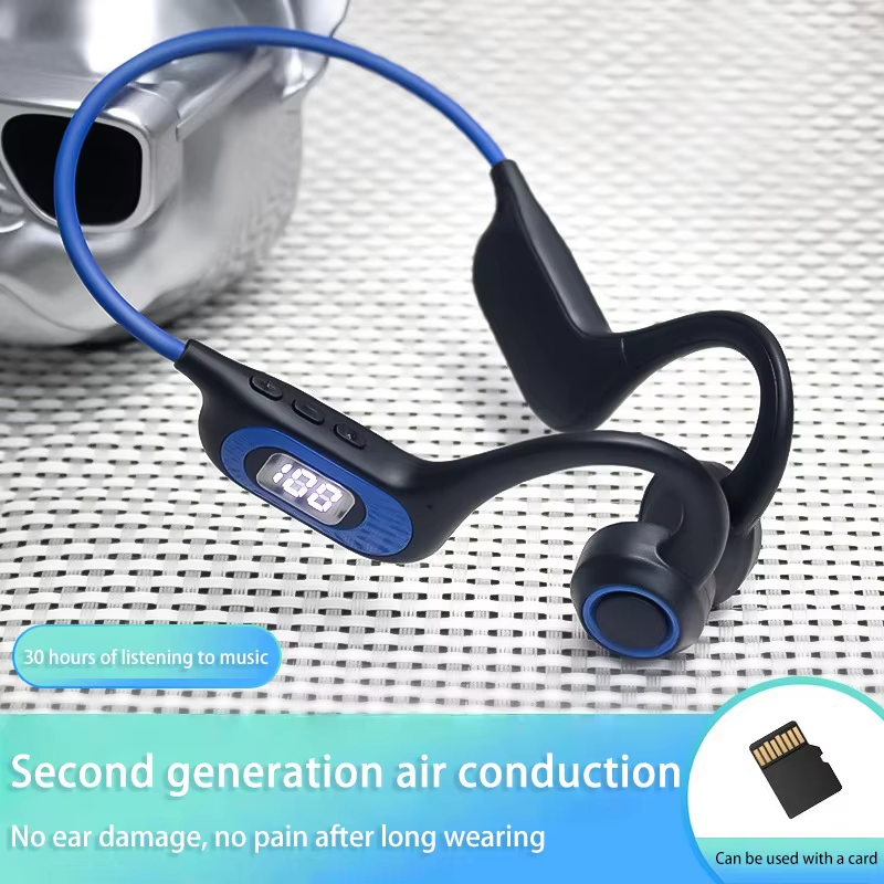 Bone Conduction Running Headphones - G3骨伝導ヘッドホン、Bluetoothヘッドホン、ワイヤレス空気伝導ヘッドホン、ランニングやスポーツに適した防水仕様