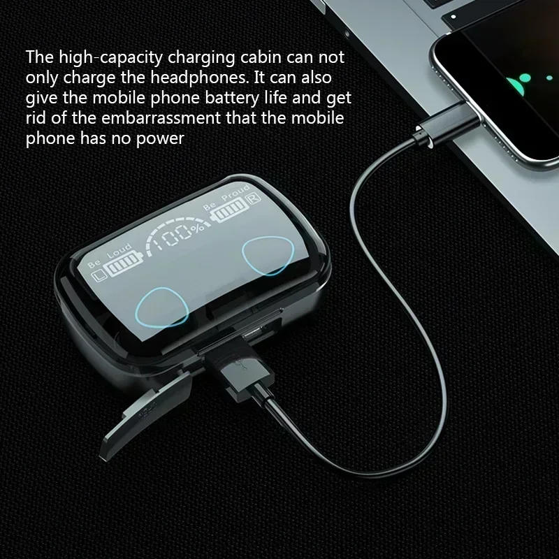 オリジナルTWSワイヤレスヘッドホン、ゲーム用Bluetoo - Tws Earbuds Bluetooth 5.3 のレビューと価格