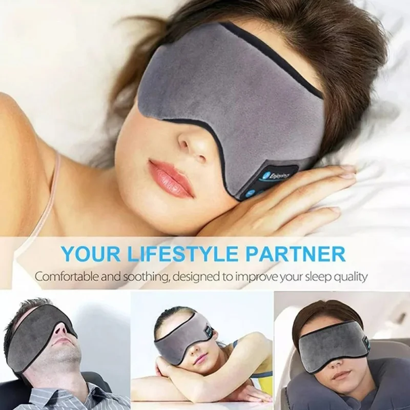 ワイヤレスBluetooth睡眠用ヘッドバンド 3D遮光アイ - Sleep Mask Headphones Bluetooth のレビューと価格