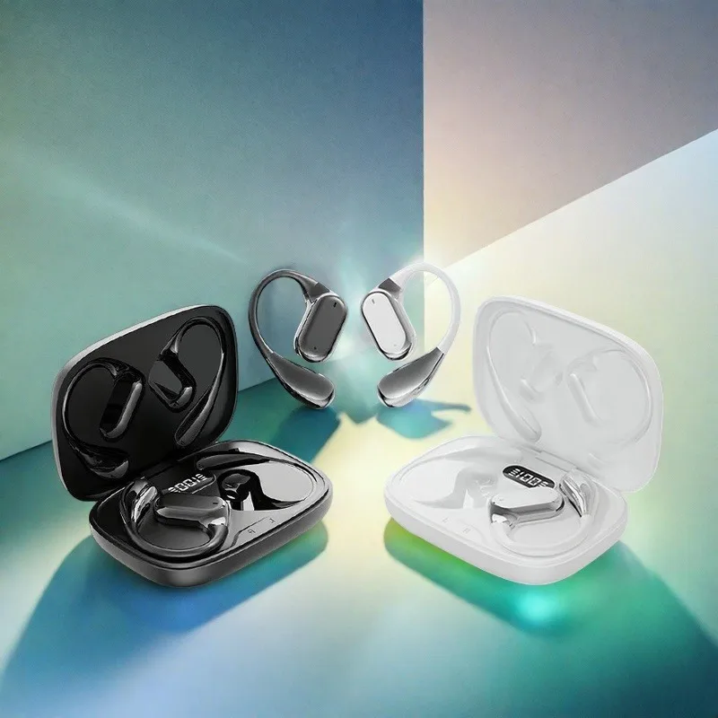 オリジナルQ11シリコン製耳掛け式スポーツイヤホン、携帯電話 - Open Ear Air Conduction Headphones のレビューと価格