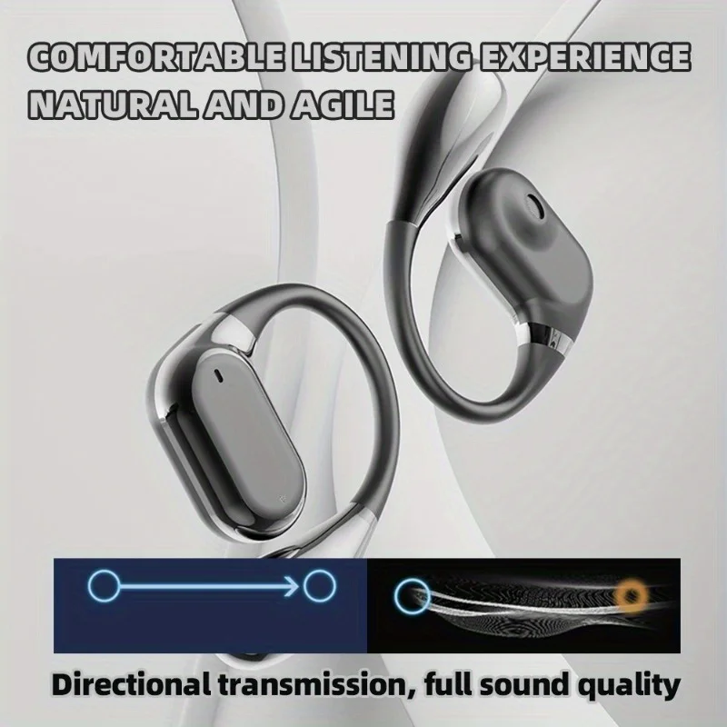 オリジナルQ11シリコン製耳掛け式スポーツイヤホン、携帯電話 - Open Ear Air Conduction Headphones のレビューと価格