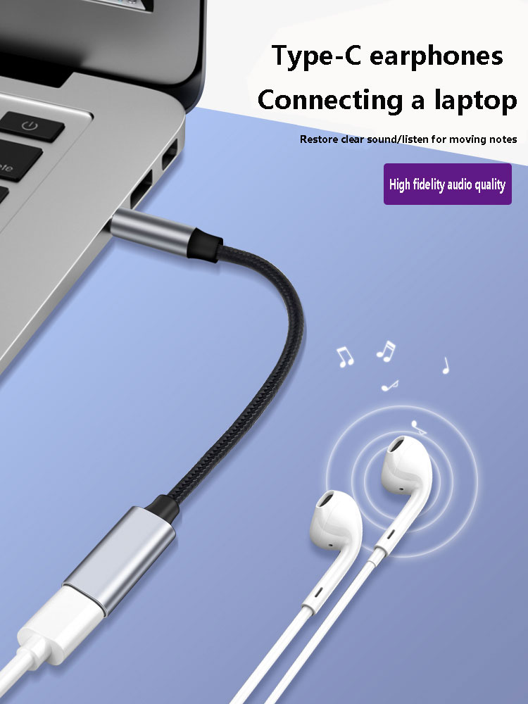 オス-Type-C AUXオーディオアダプター,電話,タブレ - Type C Wired Earphones With Mic のレビューと価格